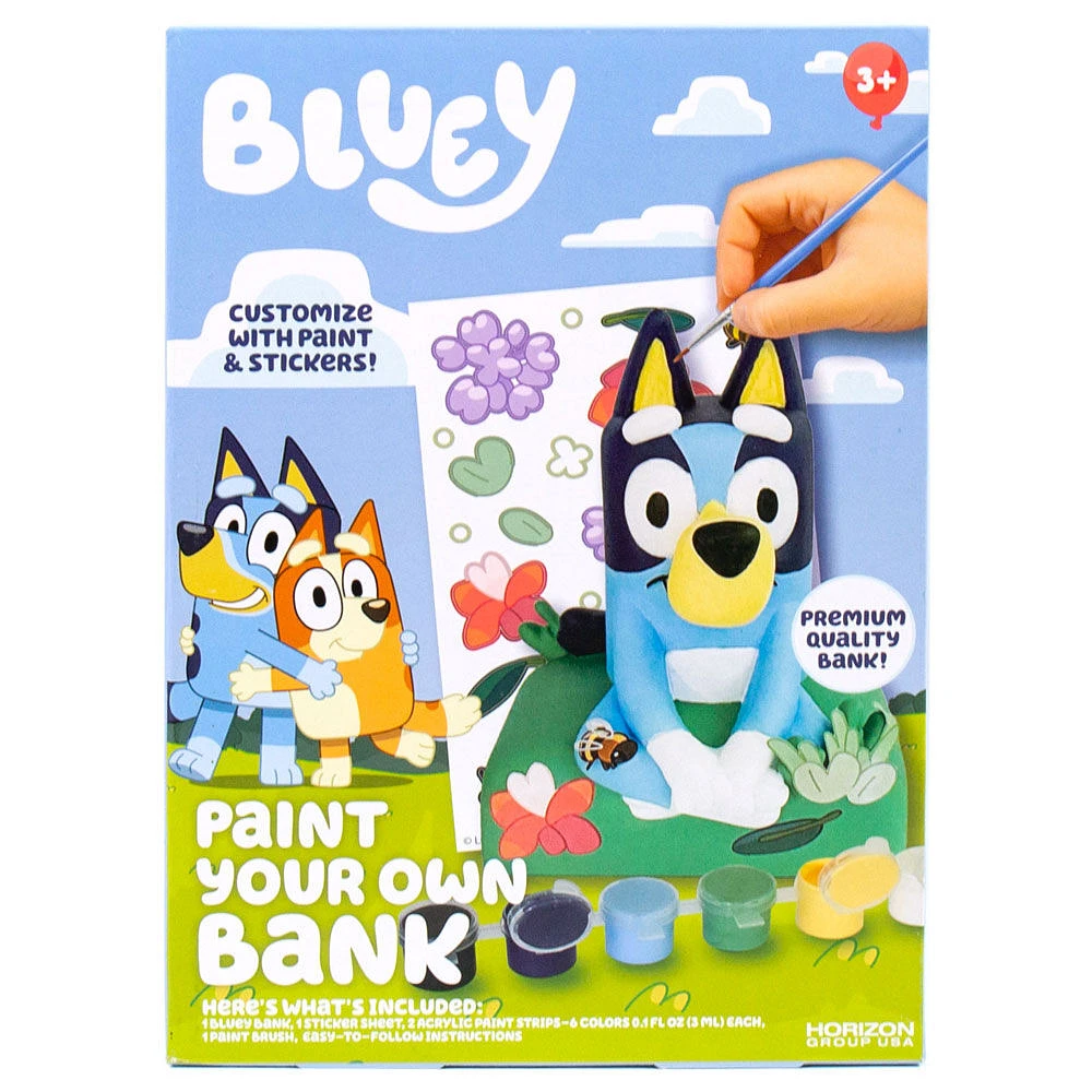 Peins ta propre tirelire Bluey - Édition anglaise