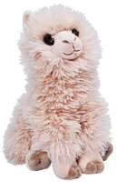 Alpaca plush toy, beige coloration, 12" (30 cm) height,