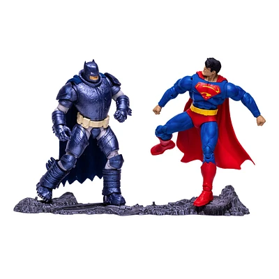 DC Multiverse - Multipack: Superman vs. Batman (The Dark Knight Returns) Pack de 2 figurines