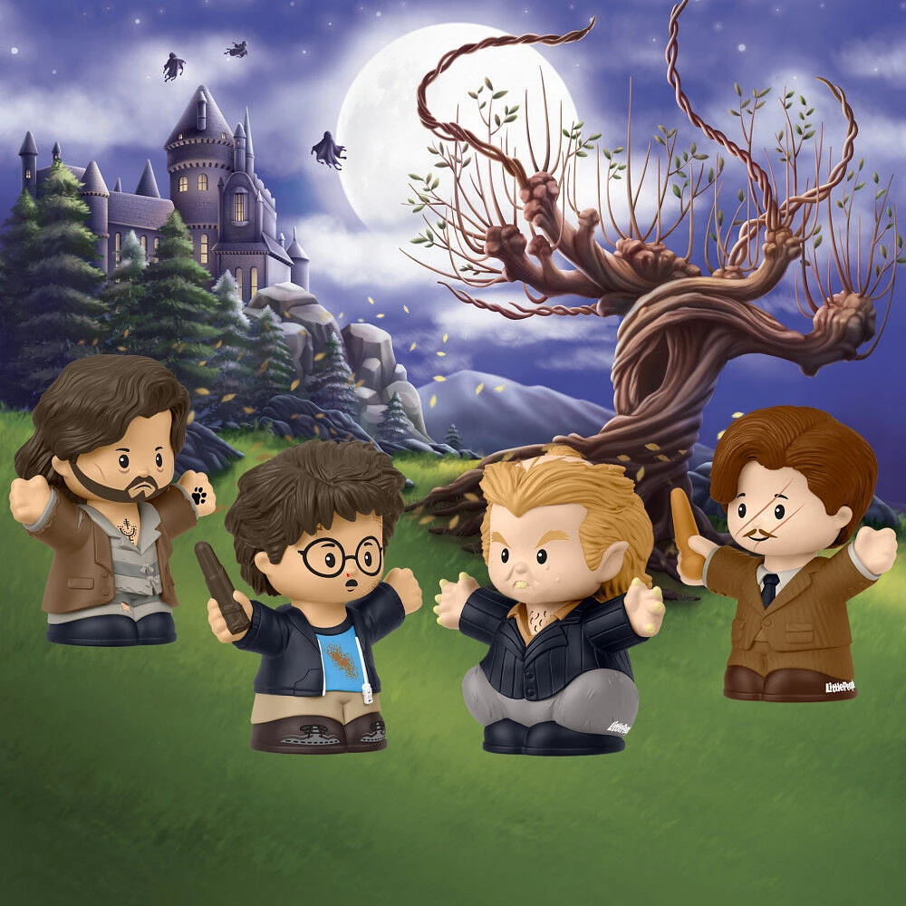 ​Little People Collector Harry Potter and the Prisoner of Azkaban Movie Special Edition Set for Adults & Fans, 4 Figures in Display Gift Package