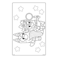 Crayola Giant Colouring Pages, Bluey