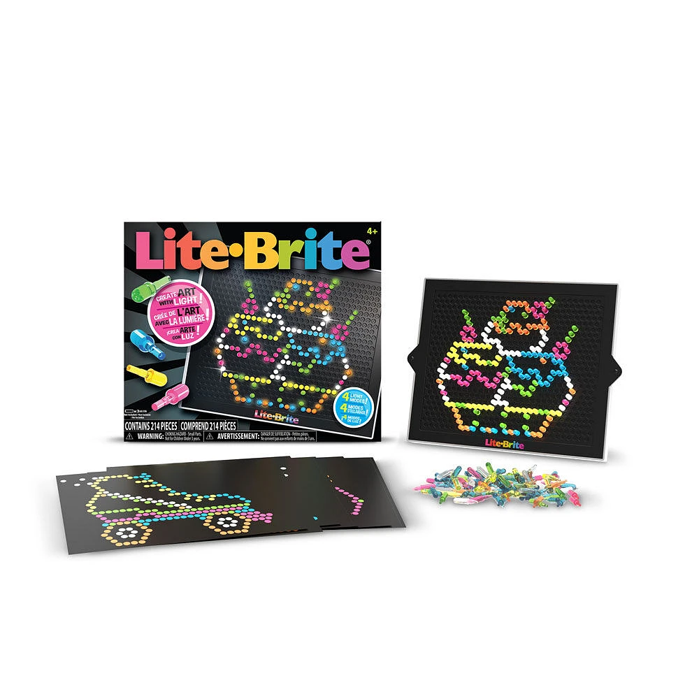 Écran magique Lite-Brite de style rétro