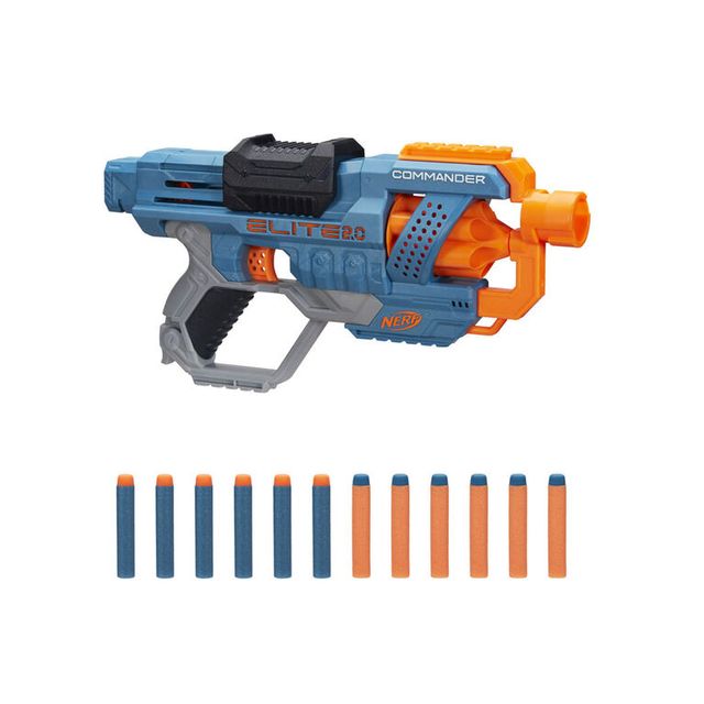 Nerf Fortnite 6-SH Blaster-Camo Pulse Wrap, Hammer Action Priming, Drum, 6  Elite Darts