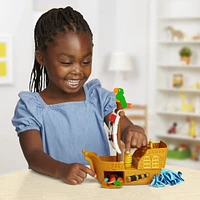 Play-Doh Le bateau pirate, jouets de pirate avec pâte à modeler pour enfants - Notre exclusivité