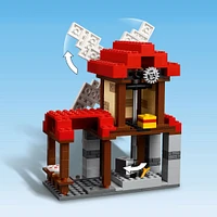 Cadeau d'ensemble de jeu vidéo LEGO Minecraft La ferme-moulin 21262