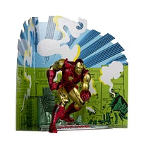 Marvel Iron Man 1:10ème Figure Posée avec Scène - (L'Invincible Iron Man #126)