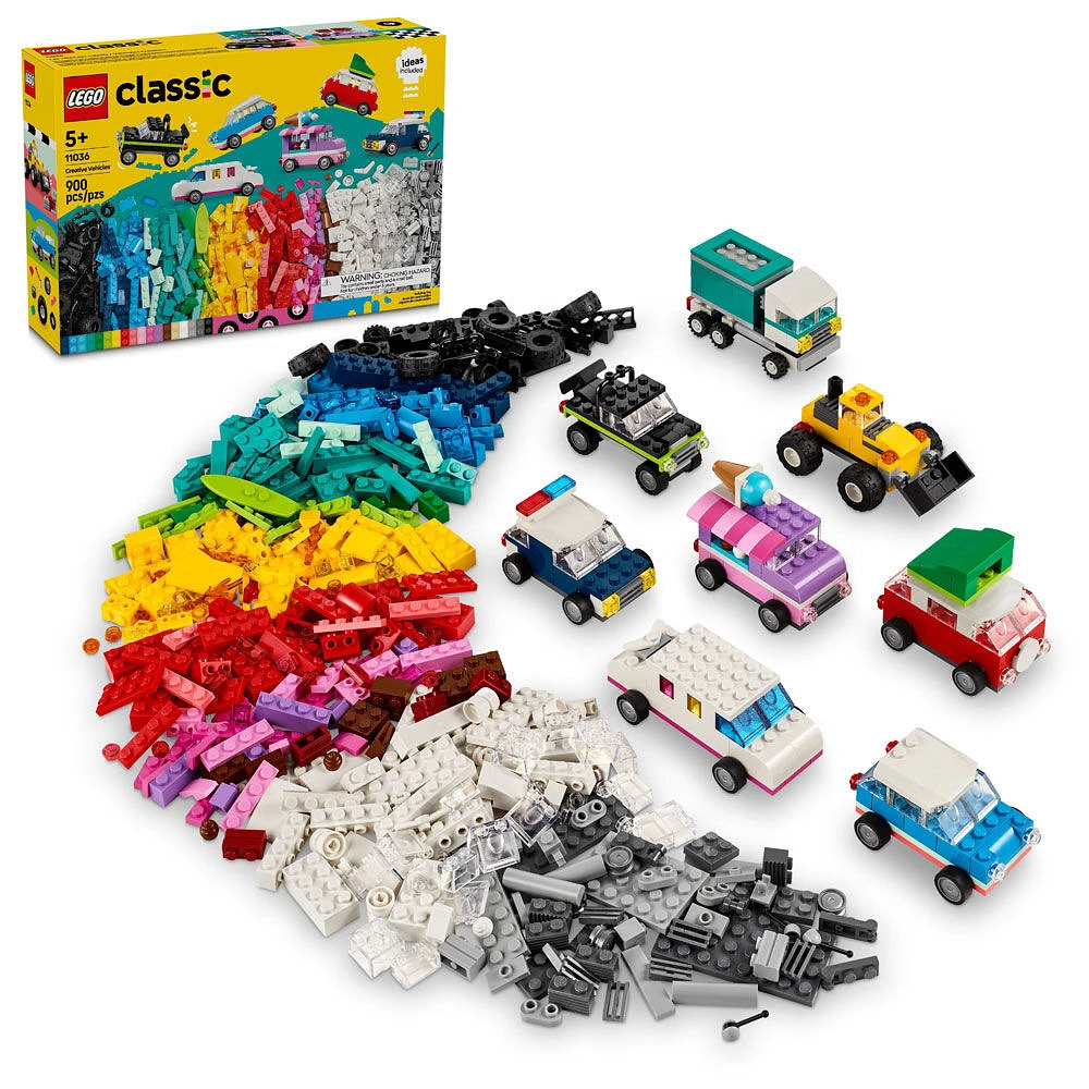 LEGO Classic Creative Vehicles Building Toy Sets with Accessories 11036