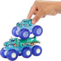 Hot Wheels-Gros Camion Monster Trucks Power Smashers-Coffret