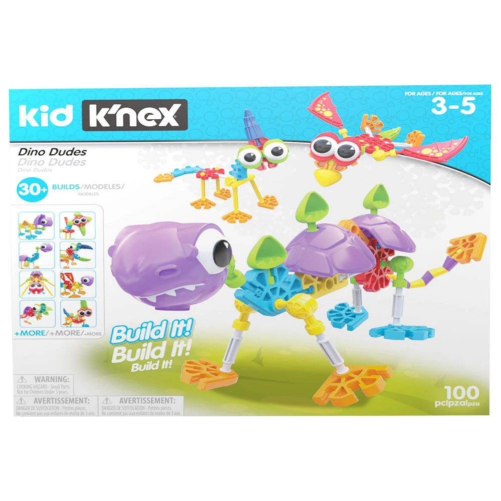 Ensemble de construction Kid K'Nex Dino Dudes