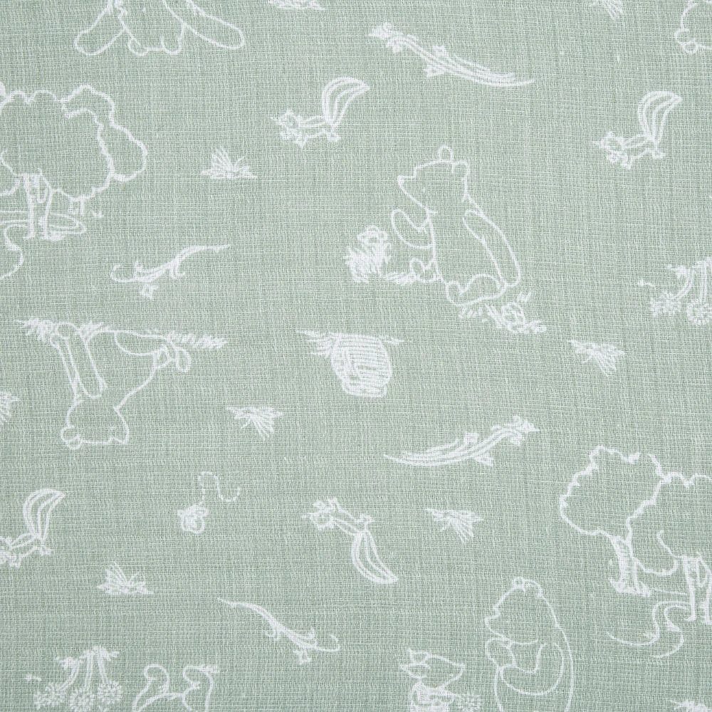 Muslin Swaddle Blk 4 Pack - Disney Winnie