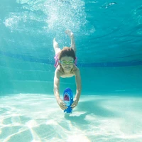 Swimways Shark Rocket, Accessoires de piscine pour enfants et jouets de piscine torpilles, Jeux de plein air aquatiques, fusée pour la piscine, les lacs et la plage