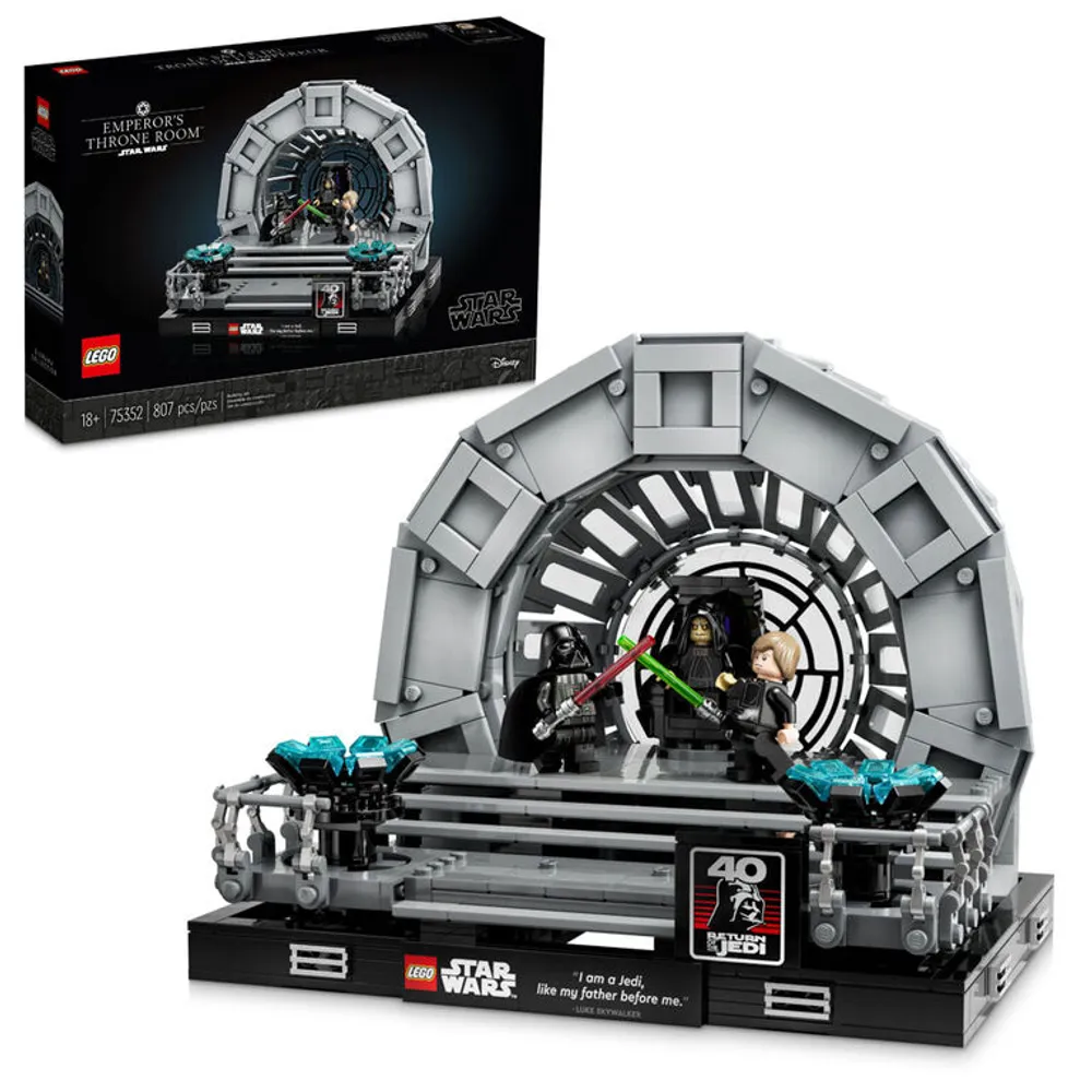 LEGO Star Wars Death Star Trench Run Diorama 75329 Building Kit (665  Pieces) : : Toys & Games