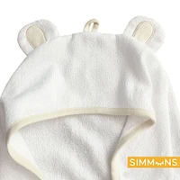 Simmons 3 Piece Bamboo Bath Set White/Taupe