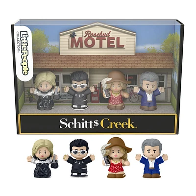 ​Little People Collector Schitt's Creek Special Edition Set in a Display Gift Box for Adults & Fans, 4 Figures