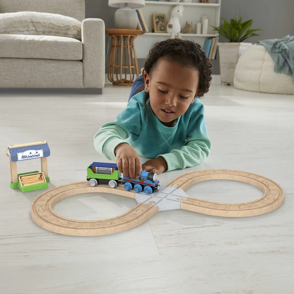 Thomas et ses amis - Piste en bois - Coffret piste - Piste en 8