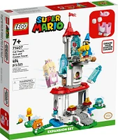 LEGO Super Mario Ensemble d'extension Le costume de Peach chat et la tour gelée 71407 (494 pièces)