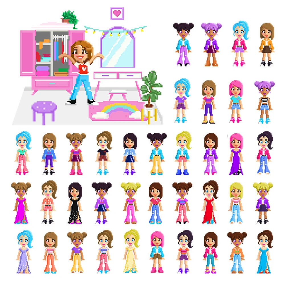 Pixel Stars Dreamhouse - Create a virtual dream version of yourself!