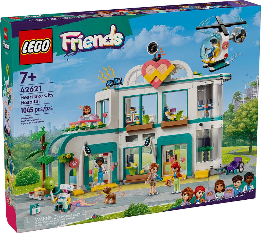 LEGO Friends Heartlake City Hospital Toy Pretend Playset 42621