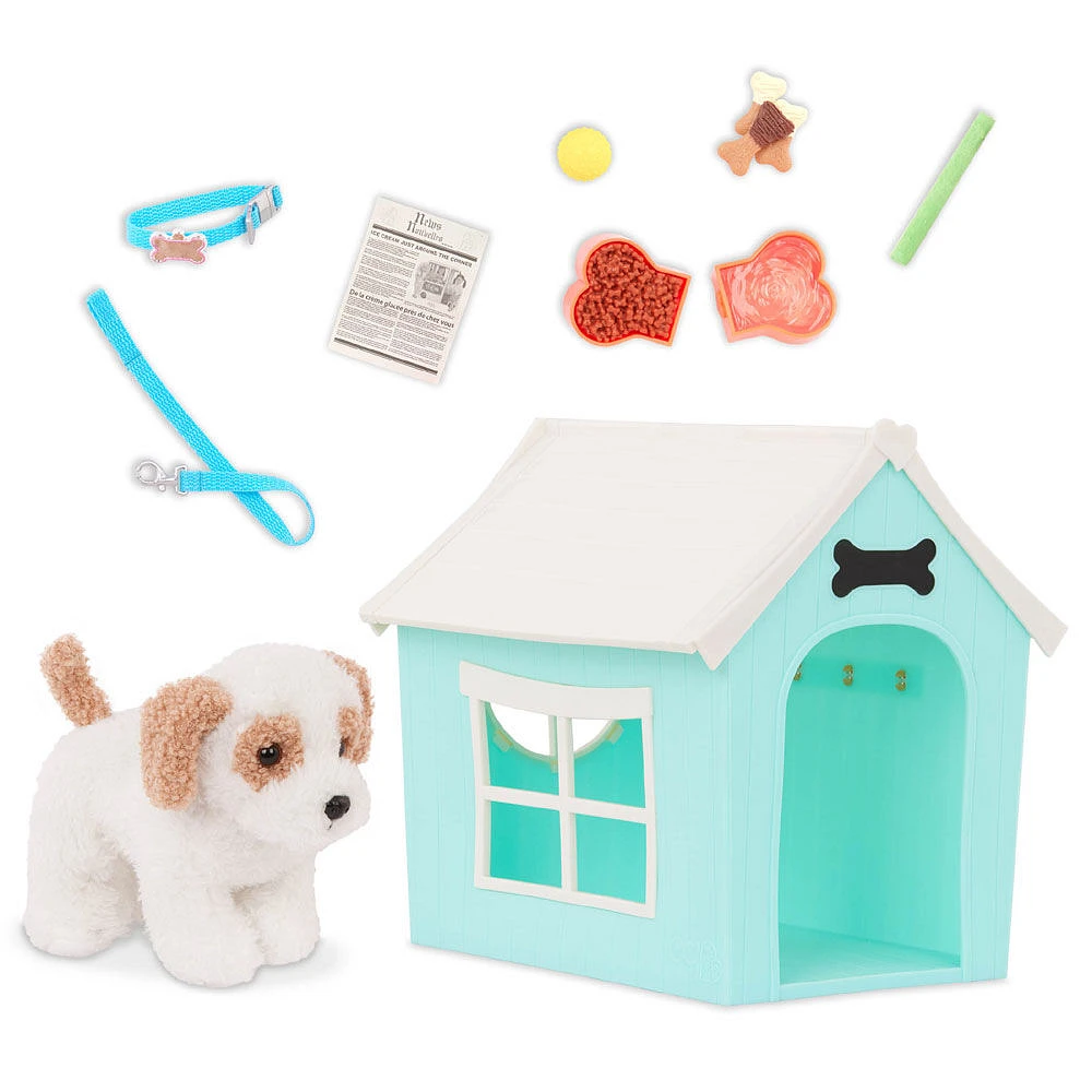 Our Generation - Deluxe Dog House with Pup Set