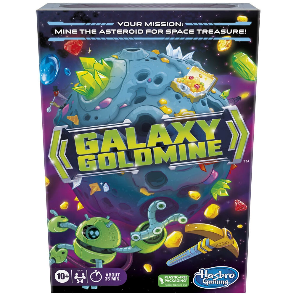 Galaxy Goldmine Game, Family Strategy Card Games for Kids, Teens, and Adults, Fun Family Card Games for 2-6 Players