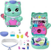 Polly Pocket Coffret Chat Mousaillon, micro-poupée, chats, access.