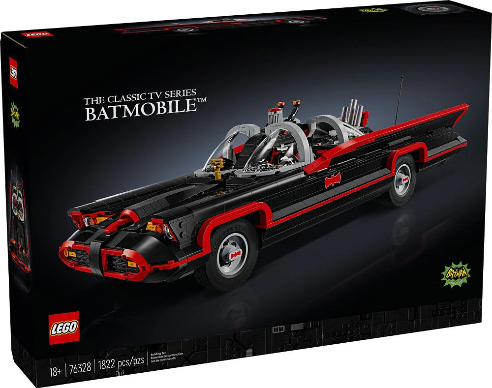 LEGO DC Batman: The Classic TV Series Batmobile Set, DC Gift for Adults, Classic Batmobile, 76328