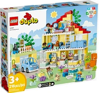 LEGO DUPLO Town La maison familiale 3en1 10994 Ensemble de jeu de construction (218 pièces)