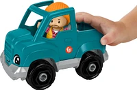 Fisher-Price Little People Pick-Up Truck Toy and Figure Set for Toddlers, 2 Pieces