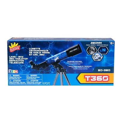 Scientific Explorer - Land + Sky 360 50Mm Telescope Blue