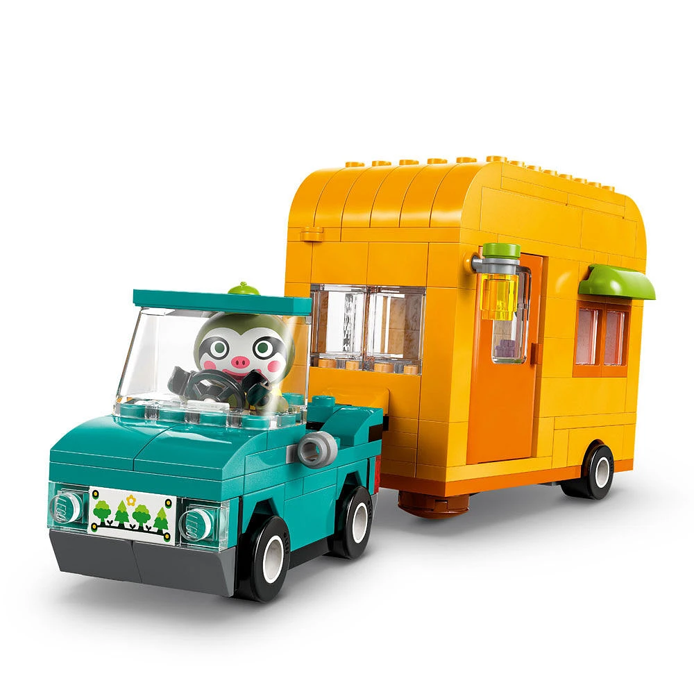 LEGO Animal Crossing Leif's Caravan & Garden Shop Building Toy - Pretend Playset Gift for Kids - 77054