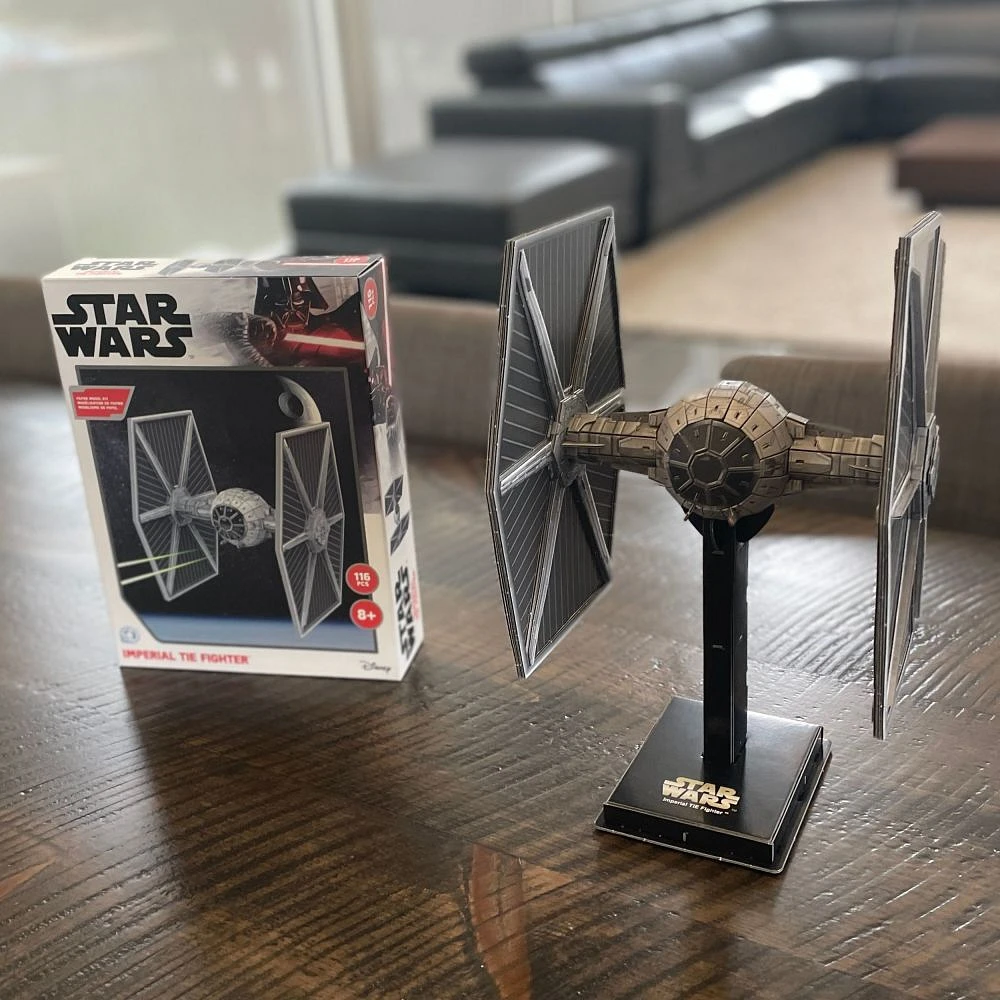 4D Build, Star Wars TIE Fighter/LN, Maquette 3D en papier, 116 pièces