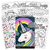 Rouleau de coloriage géant - Doodles Fashion Angels bricolage arts and  crafts color pencil dessin doodle ado licorne unicorn