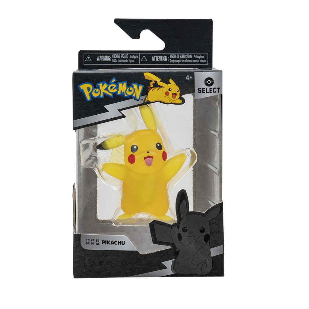 Figurine de combat Pokémon Select - Pikachu translucide