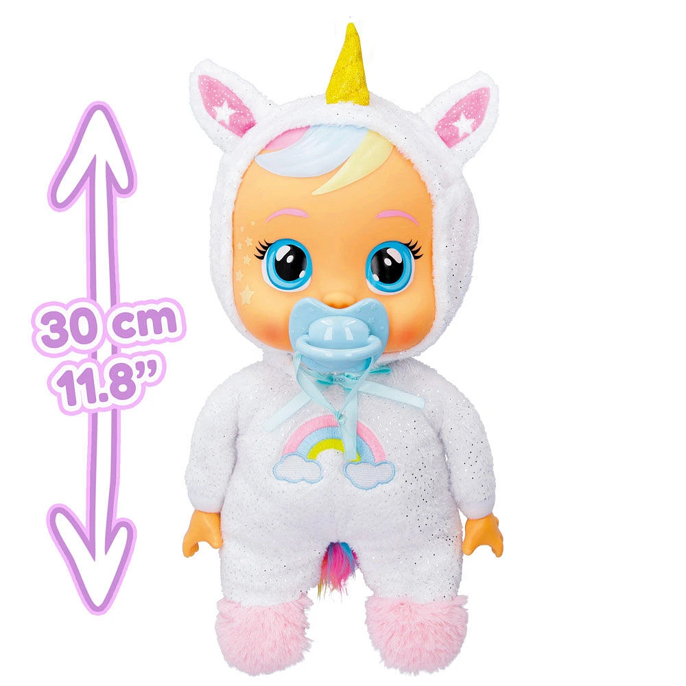 Cry Babies Goodnight Dreamy - Sleepy Time Baby Doll with LED Lights, for Girls and Boys Ages 18M and up