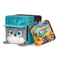 Rubble and Crew Stuffed Animals, Motor, 4-Inch Cube-Shaped Plush Toy