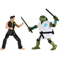 Teenage Mutant Ninja Turtles vs Cobra Kai:  - Leonardo vs Miguel Diaz - 6" Figures (2-Pack)