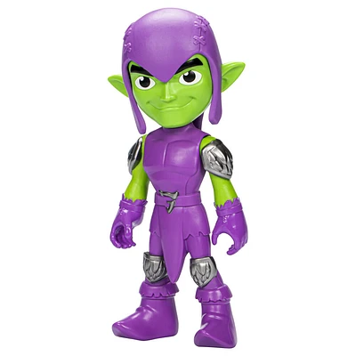 Marvel Spidey and His Amazing Friends Supersized Green Goblin Figure, 9-Inch Action Figure, Preschool Toys for Kids