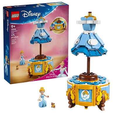 LEGO l Disney Princess La robe de Cendrillon, Ensemble de construction avec personnage pour jeu de simulation 43266