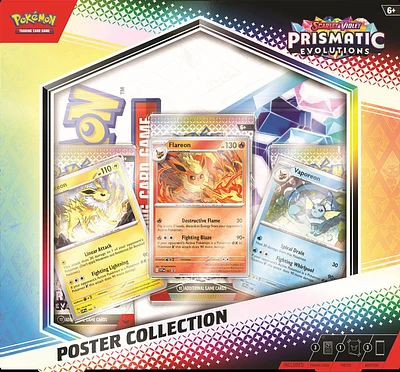 Collection Affiche Écarlate et Violet - Évolutions Prismatiques du JCC Pokémon - Édition anglaise