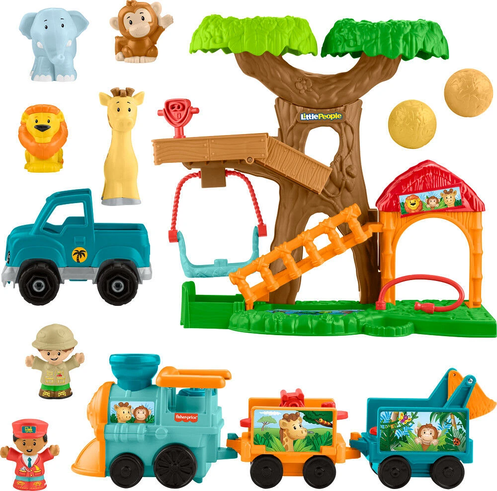 Fisher-Price  Little People  Coffret-cadeau  Le Train de la Jungle