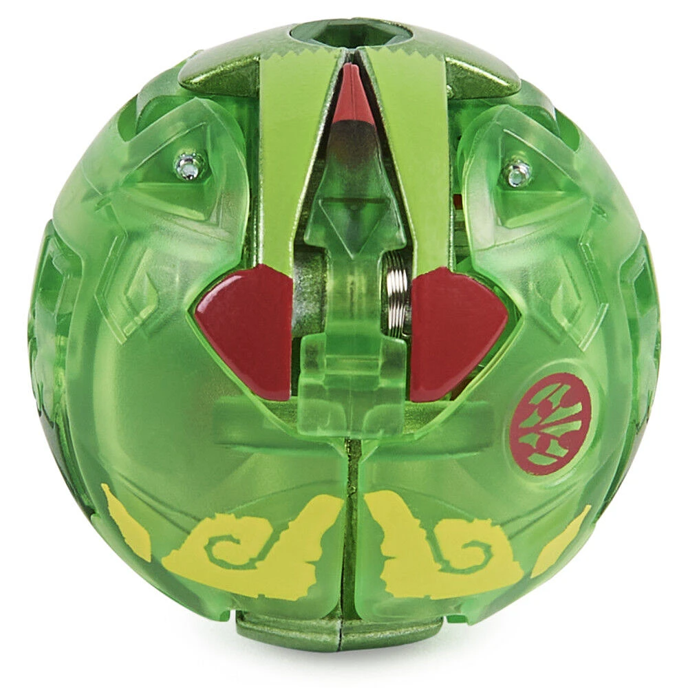 Bakugan Evolutions, Sectanoid (Green), Platinum Series True Metal Bakugan, 2 BakuCores and Character Card