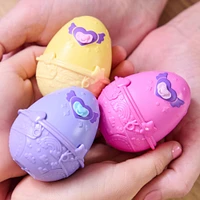 Hatchimals Alive, Panier de printemps avec 6 mini figurines, 3 oeufs qui éclosent tout seuls, cadeau amusant de Pâques