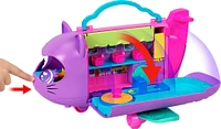 Polly Pocket-Avion Chaton Transformable-Coffret avec 2mini-figurines