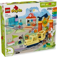 LEGO DUPLO Town Big Interactive Community Train Set - Learning Toddler Train Toy Playset - 10428