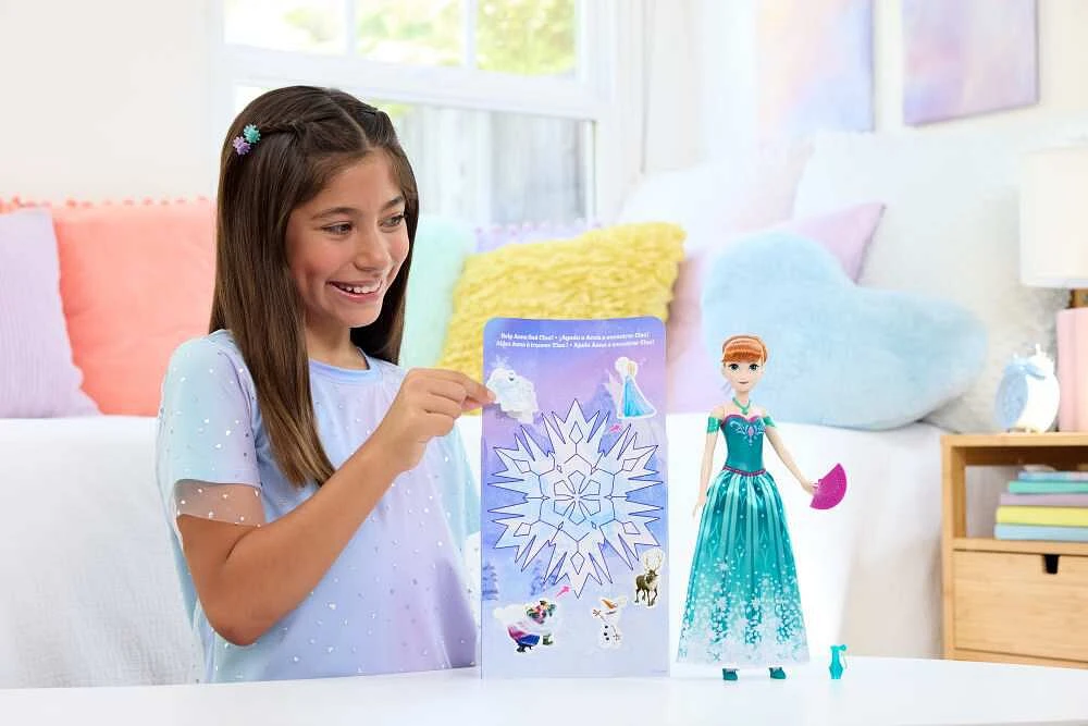 Disney La Reine des Neiges SPIN & Reveal Poupée mode Anna