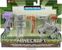 Minecraft 3.25-inch Action Figure 2-Packs with 2 Figures and 2 Accessories, Collectible Toys