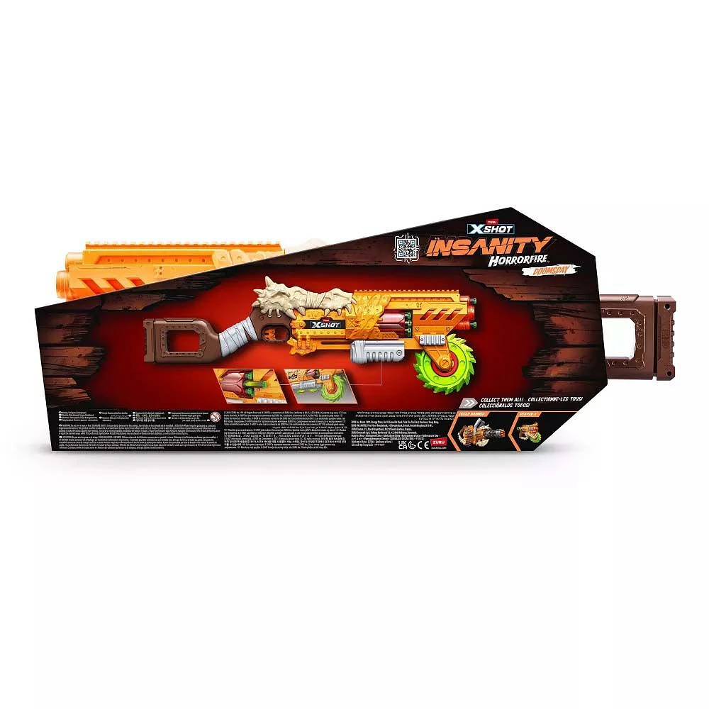 X-Shot Horror Fire Doomsday Blaster with 16 Darts