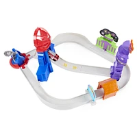 PAW Patrol, True Metal Total City Rescue Movie Track Set with Exclusive Marshall Vehicle, 1:55 Scale