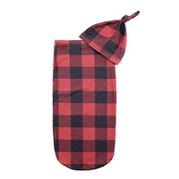 Itzy Ritzy - Cutie Cocoon/Buffalo Plaid/Rouge/OS