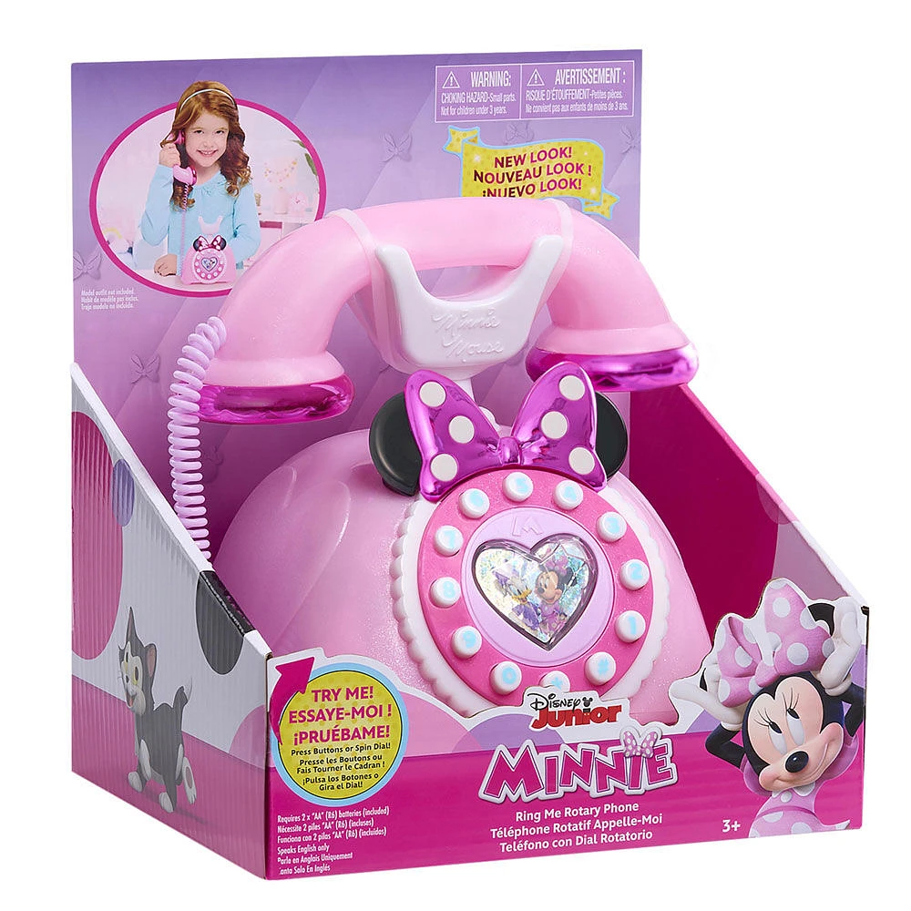 Téléphone à cadran Minnie Mouse de Disney Junior